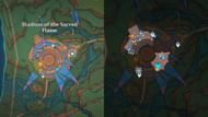 Location of the Natlan blacksmith on the map (Image via HoYoverse)